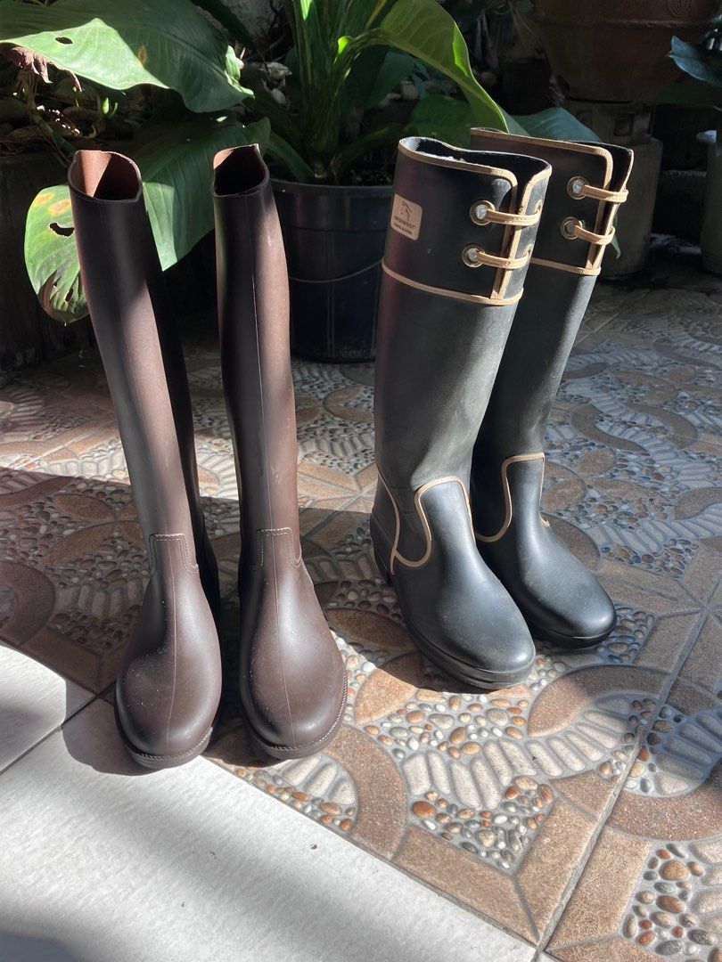 Burberry rain boots on sale blue
