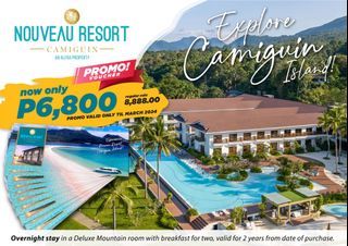 Camiguin Nouveau Resort Voucher - Valid for Two Years