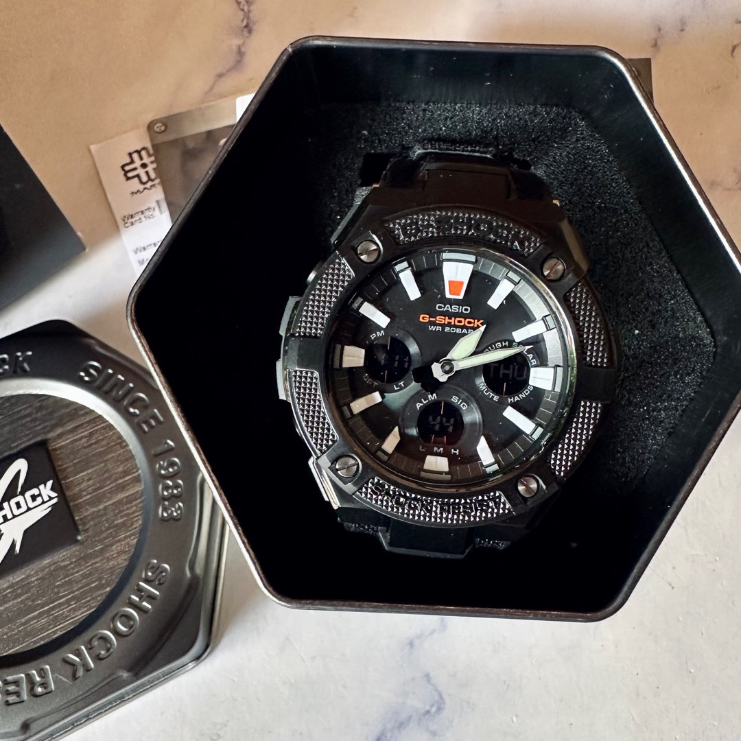 Casio G Shock G Steel GST S130BC 1A Men s Fashion Watches