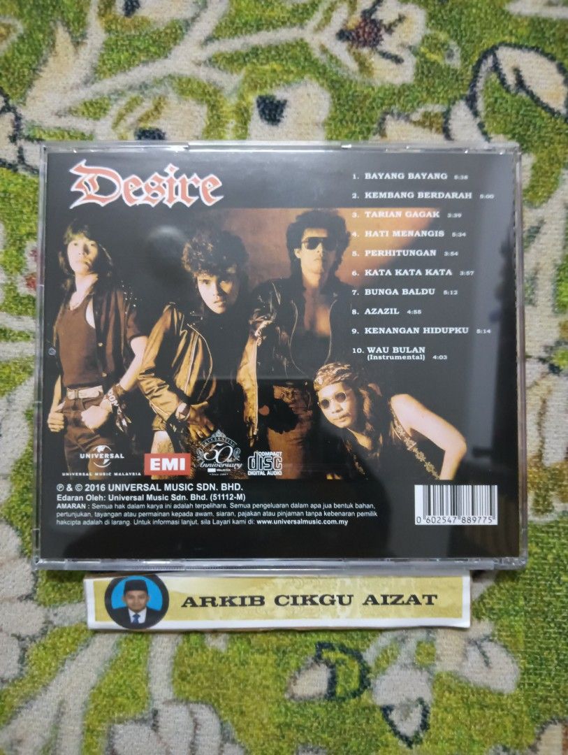 CD DESIRE - KATA KATA KATA, Hobbies & Toys, Music & Media