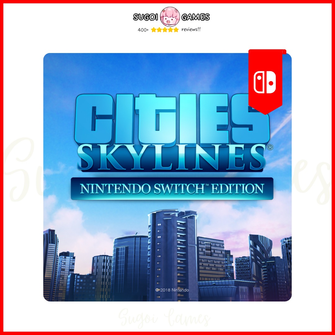 Switch Nintendo Skylines Cities: Nintendo Switch Edition
