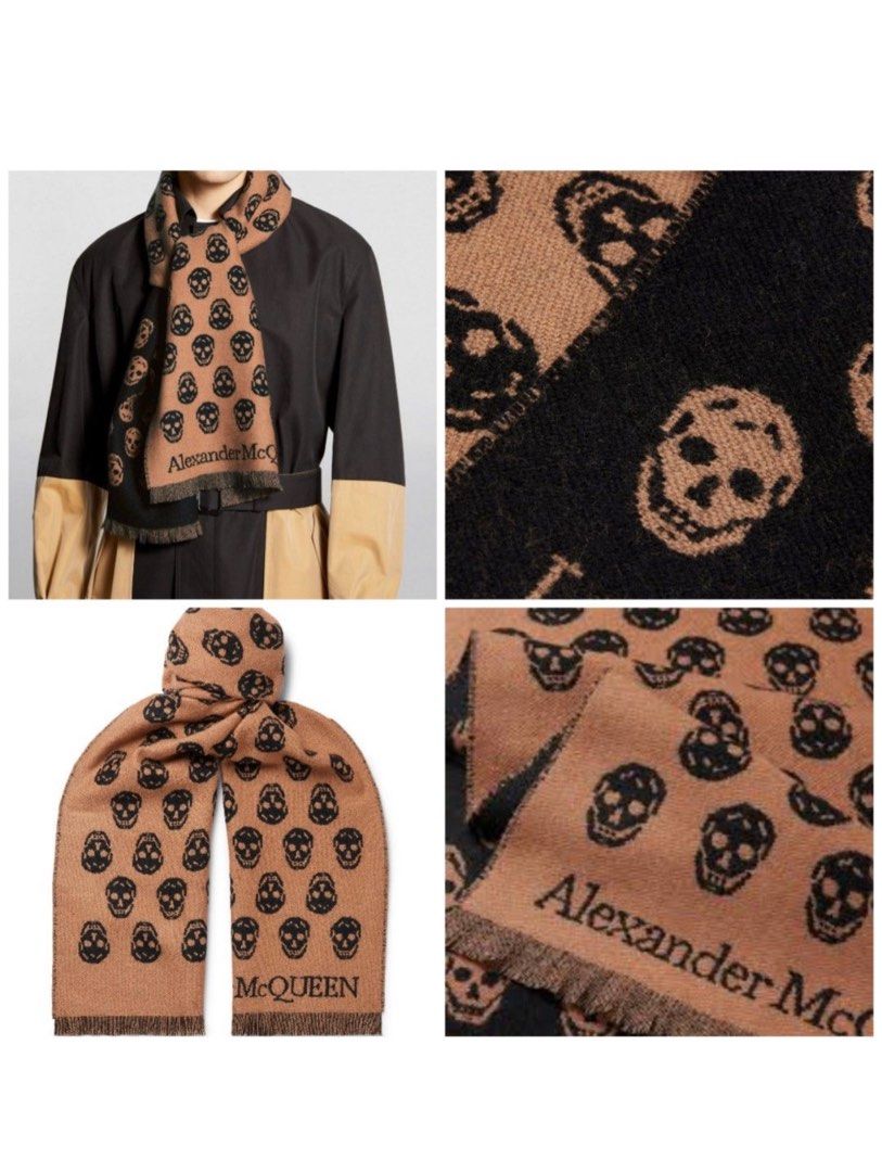Clearance Bnwt Alexander McQueen Wool Scarf Shawl Authentic