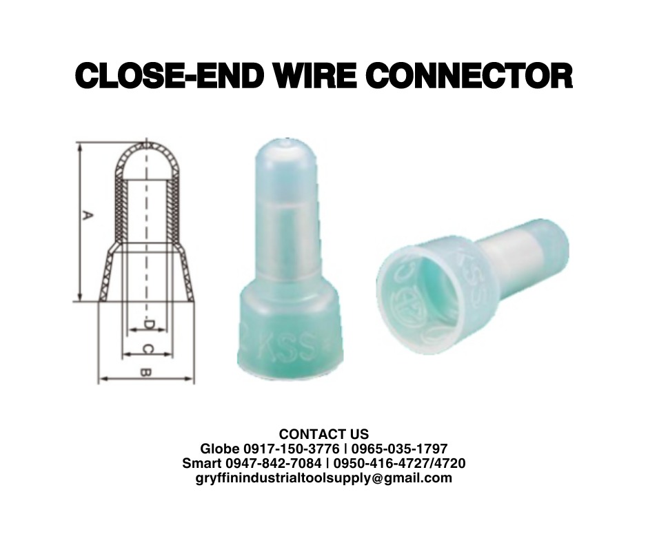 Close-End Wire Connector, Commercial & Industrial, Industrial Equipment ...