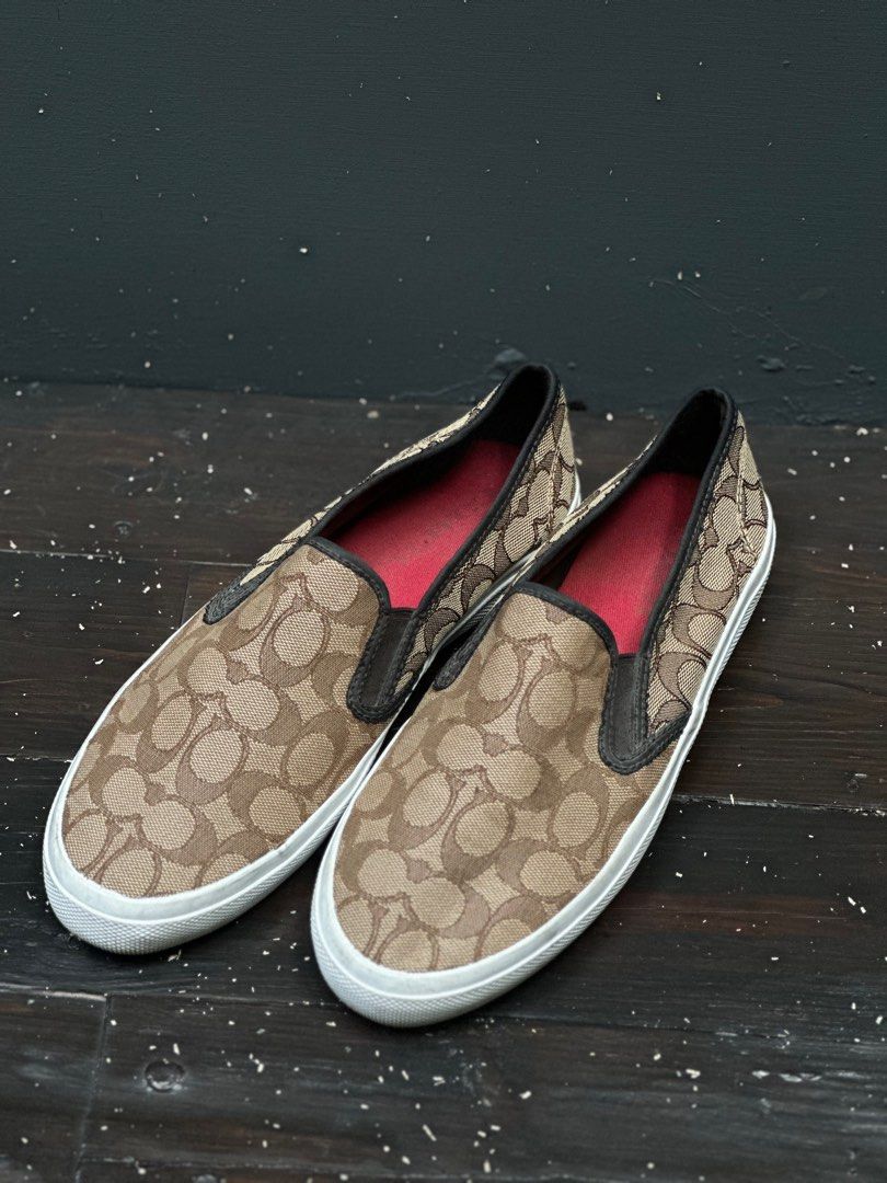 Coach chrissy slip on shoes top
