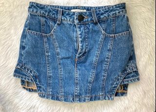 Denim Skort (Skirt/Shorts)