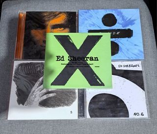 ED SHEERAN albums/cd (Plus, Multiply, Divide, Collaboration No. 5, Collaboration No. 6)
