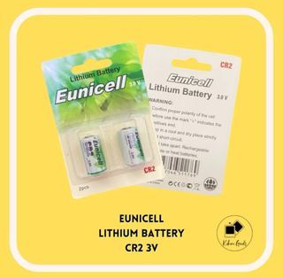 Eunicell lithium battery cr2 3v for instax and film camera