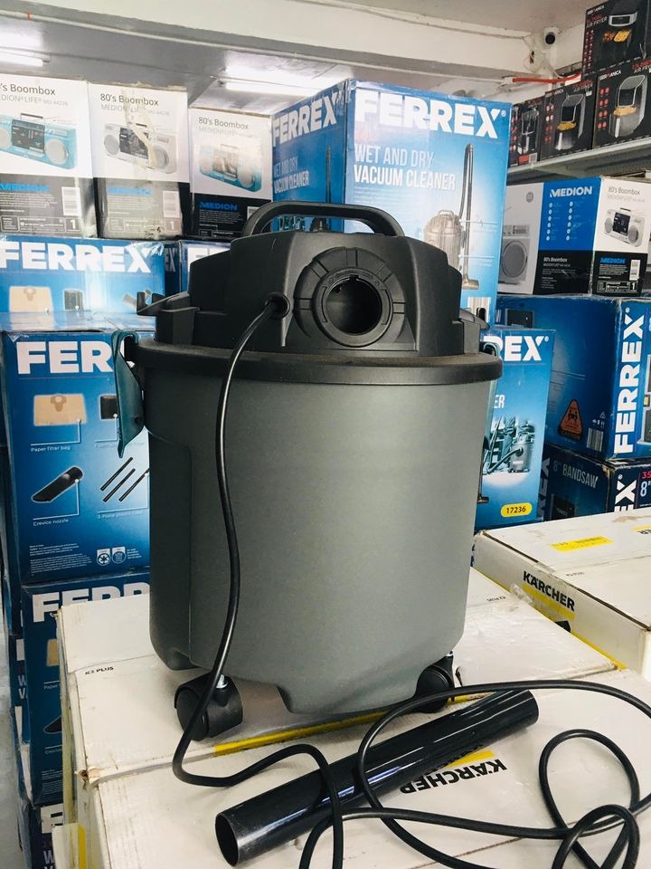 Ferrex 16L Wet & Dry Vacuum Cleaner 1200W, TV & Home Appliances, Vacuum