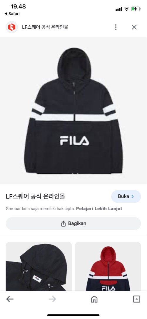 Fila timothy anorak hotsell