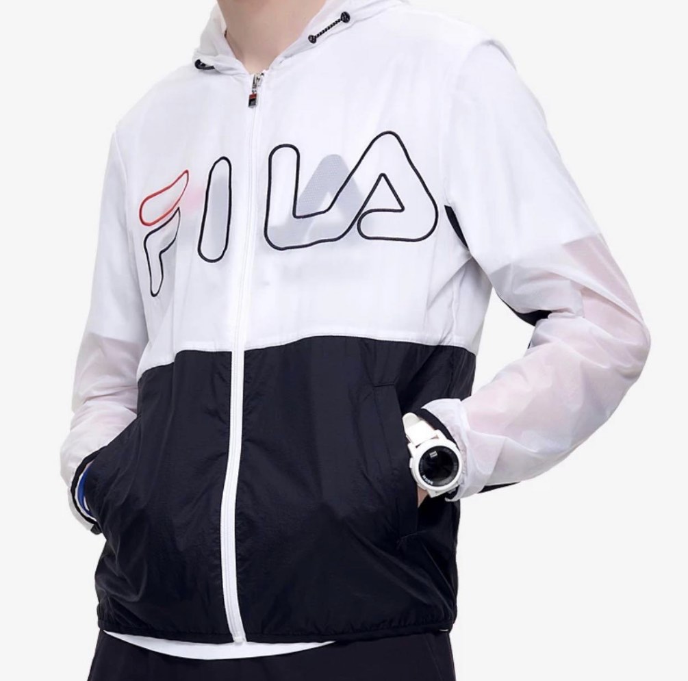 FILA White Line Windbreaker AUTHENTIC
