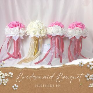 Flower Bouquet for Wedding Bride Bridesmaid Rose Flower Design Accessories