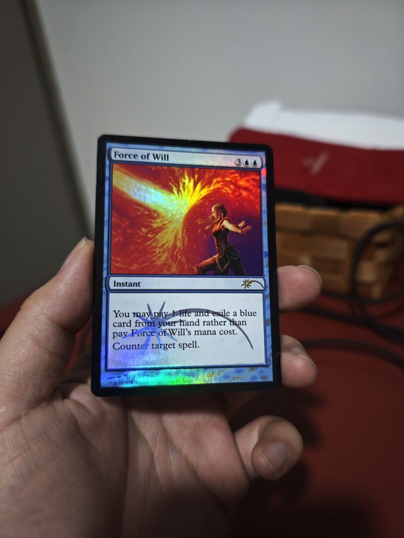 Force of Will judge foil MTG magic the gathering, Hobbies & Toys