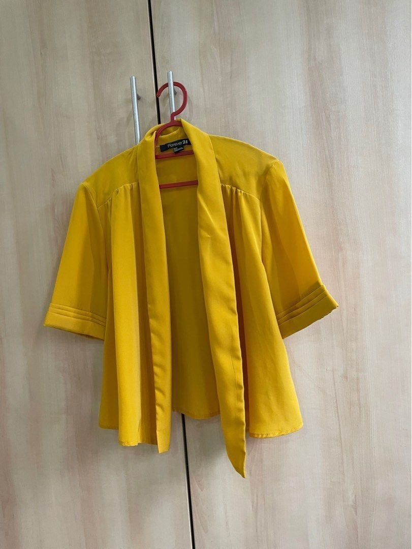 Forever 21 yellow raincoat clearance