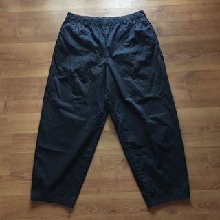 GU Dark Brown Pleated pants Streetwear Workwear