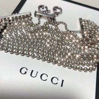 Gucci ball chain 10 rows bracelet