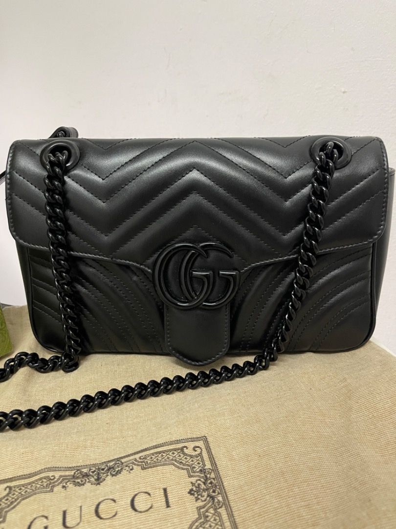 Black quilted sales marmont 2.0 bag