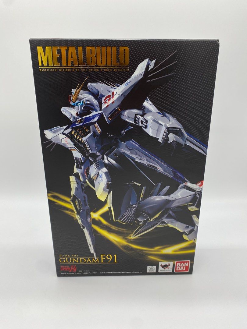 Gundam F91 Metalbuild Bandai Mobile Suit MIB Box Set (Category: Gundam Model Kits) located in Singapore. Submitted by Jordantzd (Listing ID 1287009628, Image 1). Description: Mint box good condition Self collect from 21 Moonstone Lane #06-02A1 COD Many more toys and hidden gems available at my store, kindly msg 9722 1604 to find out..