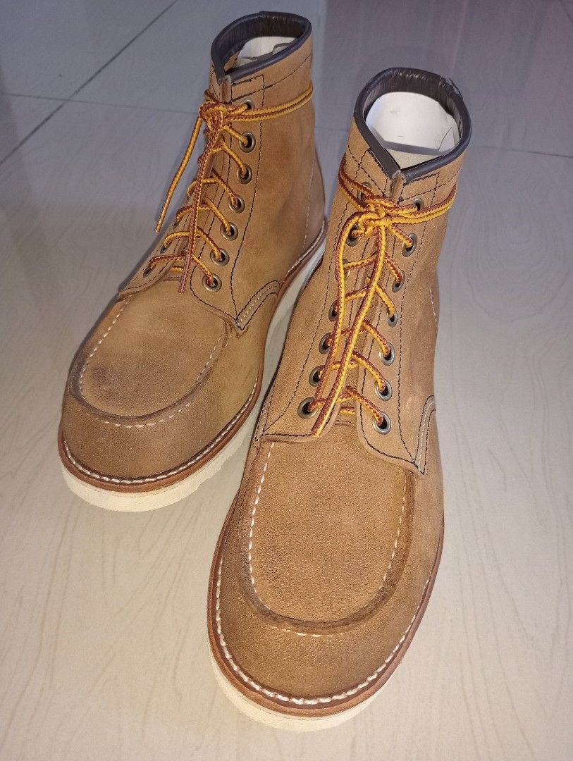 Hawkins moc toe boots hot sale