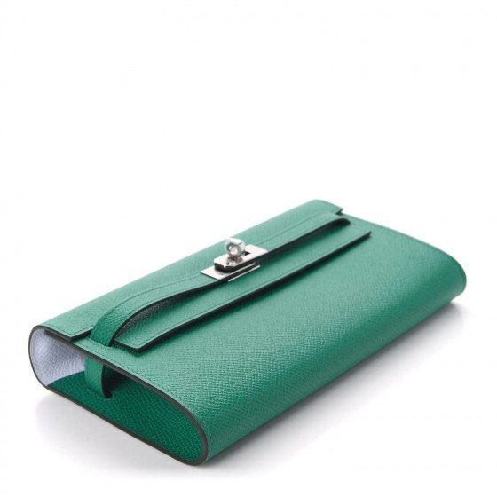 Hermes Kelly To Go (Category: Luxury Bags & Wallets) located in Quezon City. Submitted by revive.co (Listing ID 1287150713, Image 2). Description: BRAND NEW Guaranteed Authentic HERMES Kelly To Go Epsom Vert Jade/Bleu Brume.