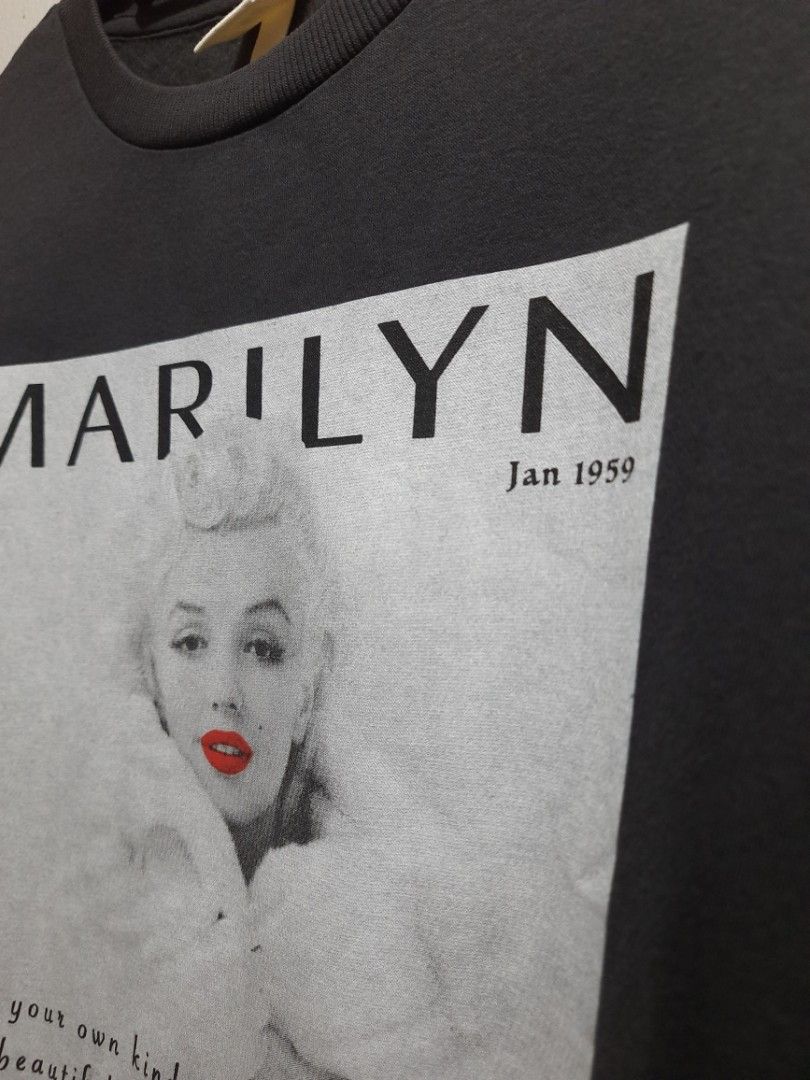 Marilyn monroe sweatshirt h&m sale