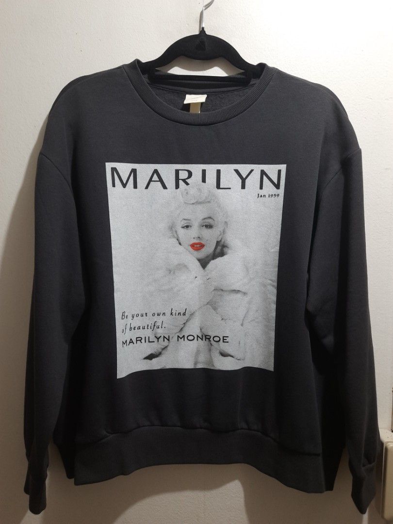 Marilyn monroe sweatshirt h&m sale