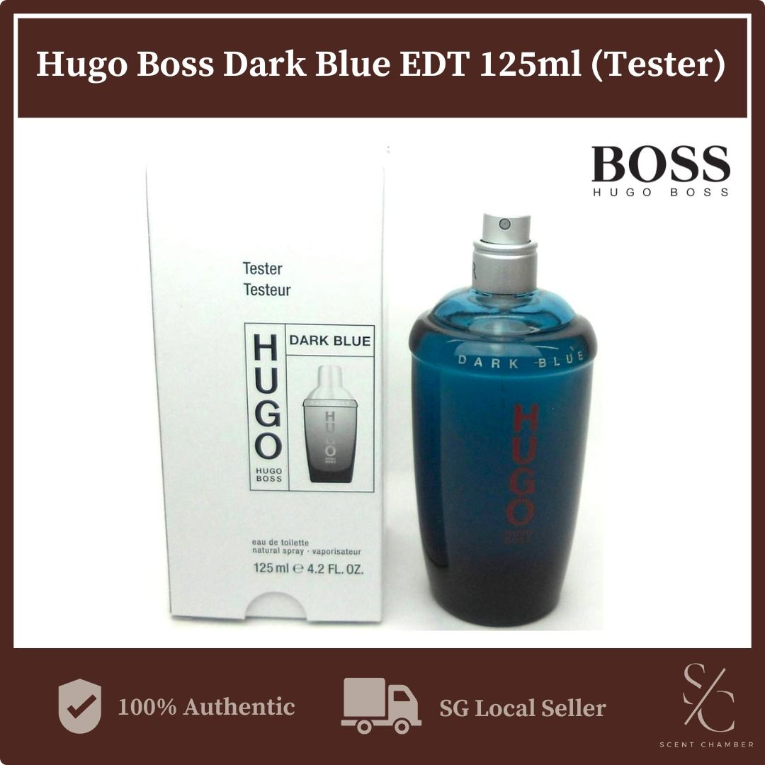 Hugo Boss Dark Blue EDT 75ml Tester for Men 100 Authentic