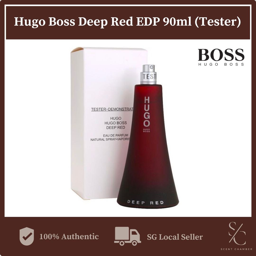 Hugo Boss Deep Red EDP 90ml Tester for Women 100 Authentic