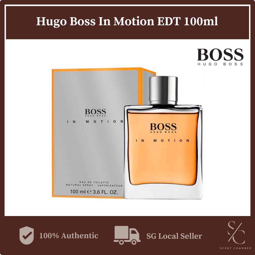 Hugo Boss In Motion EDT 100ml Tester for Men 100 Authentic Beauty Personal Care Fragrance Deodorants on Carousell