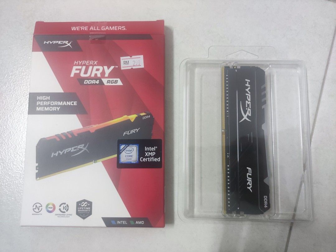 HyperX Fury DDR4 RGB 8GB 3200mzh Computers Tech Parts