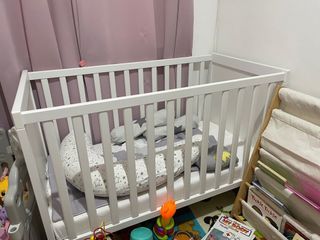 Ikea Crib with Uratex foam