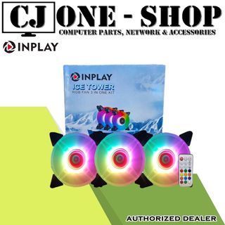 Inplay ICE TOWER V2 3-In-1 Fan Kit | ARGB Dual Sync Mode for Computer / Desktop / PC