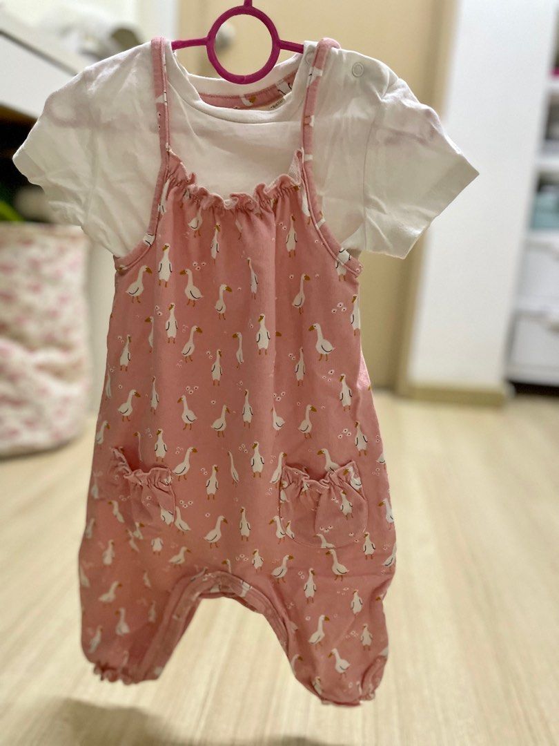 Juniors baby girl 2 piece romper set Babies Kids Babies Kids