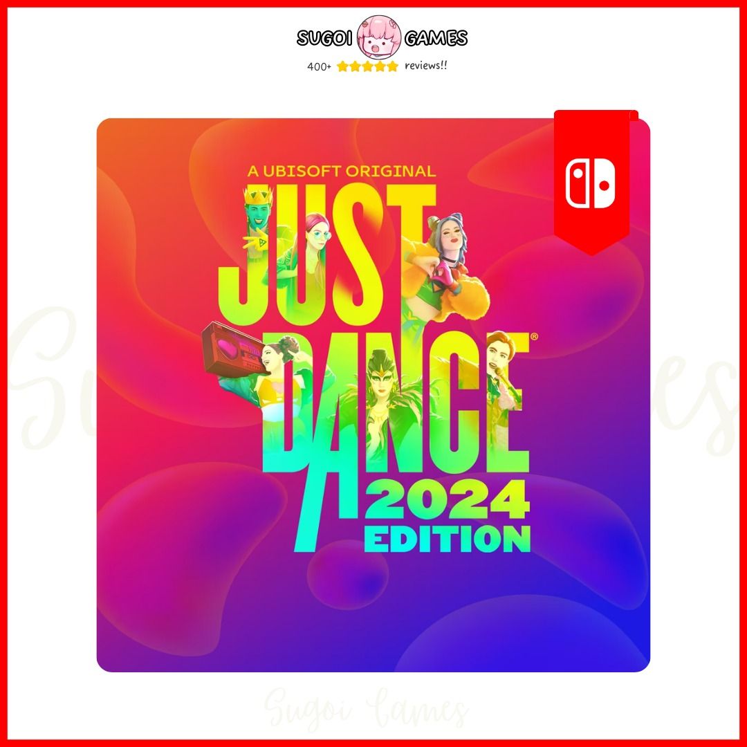  Just Dance 2024 Edition - Standard Edition, Nintendo Switch  (Code in Box & Ubisoft Connect Code) : Video Games