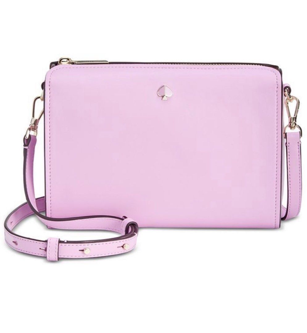 Kate Spade Andi Medium Convertible lilac pink crossbody bag