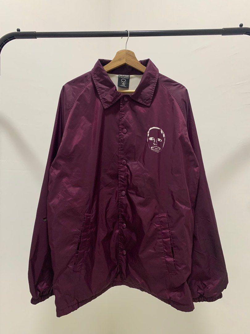 L Earl sweatshirt coach jacket