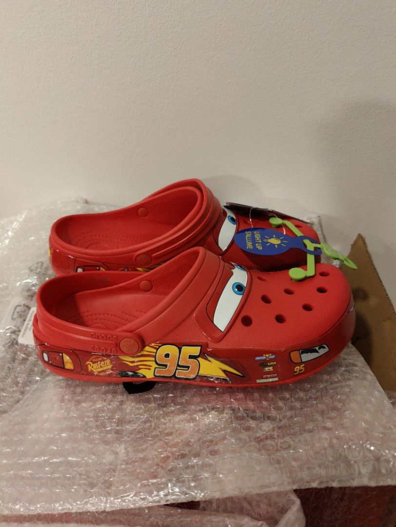 Adult sized lightning cheap mcqueen crocs