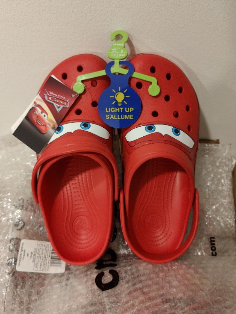 Lightning McQueen Crocs Adult ALL SIZES Men s Fashion Footwear