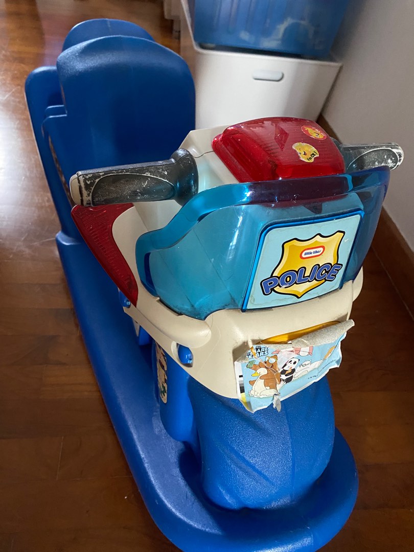 Little Tikes Police Cycle Rocker Babies Kids Infant Playtime