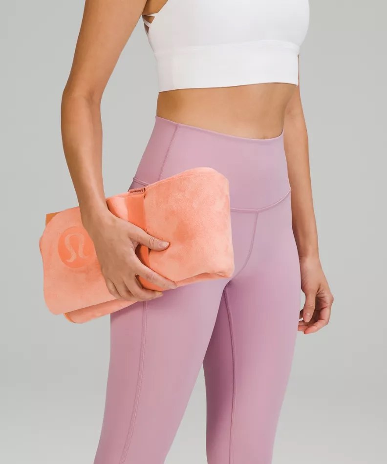 Lululemon Travel yoga mat pink, Sports Equipment, Exercise