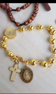Made in Vatican Rome St Benedict protection rosary bracelet