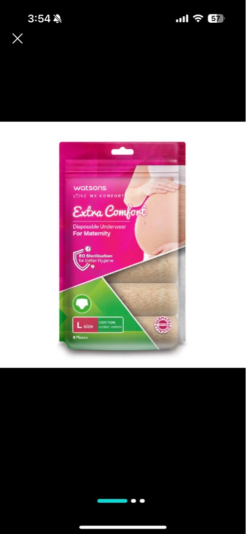 Watsons disposable underwear for maternity (L size), Babies & Kids,  Maternity Care on Carousell