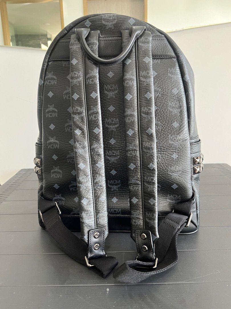 MCM studded Backpack Medium