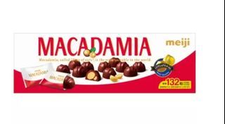 Meiji macadamia chocolate big box of 132 pieces