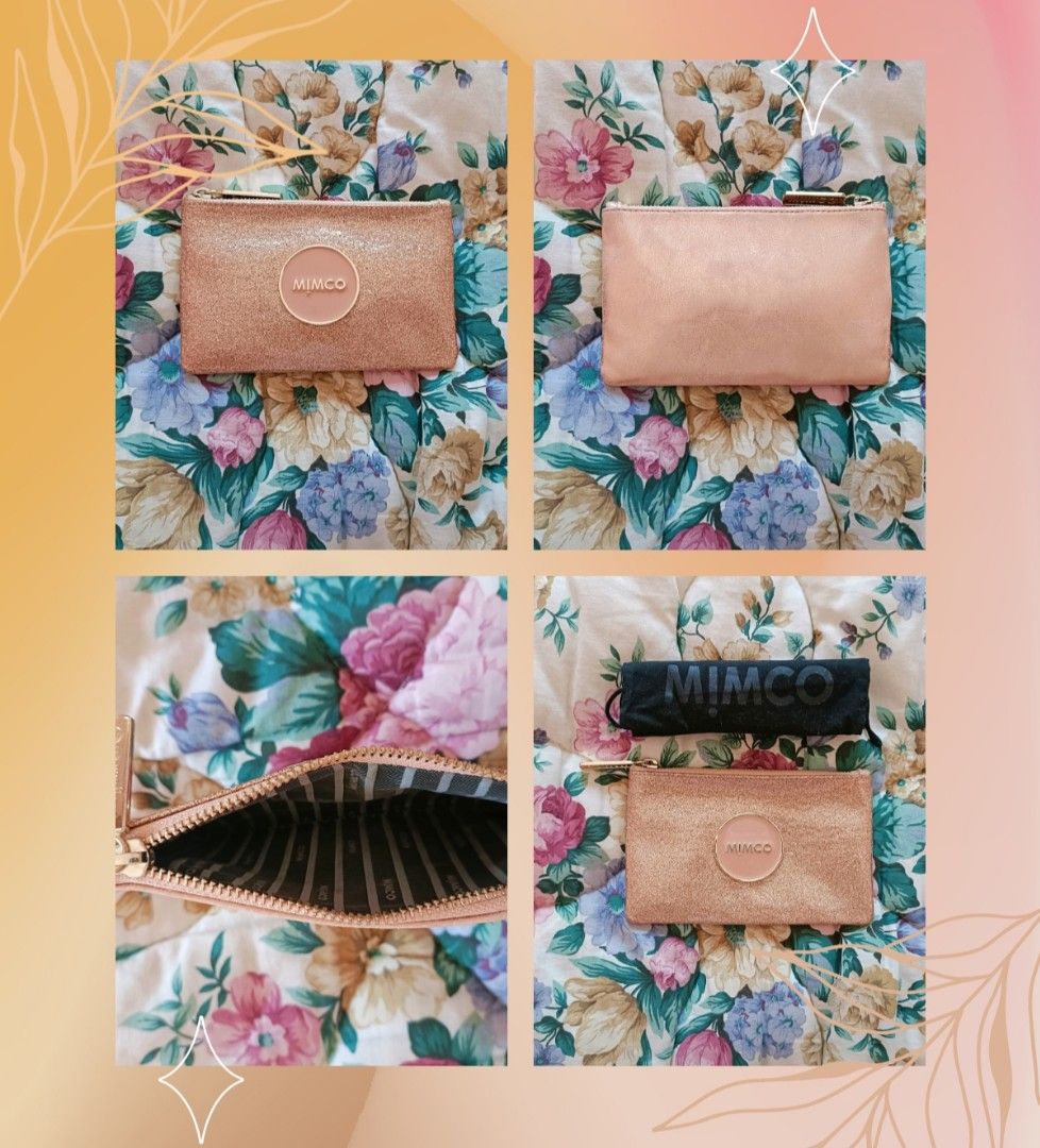 Mimco rose gold clutch online