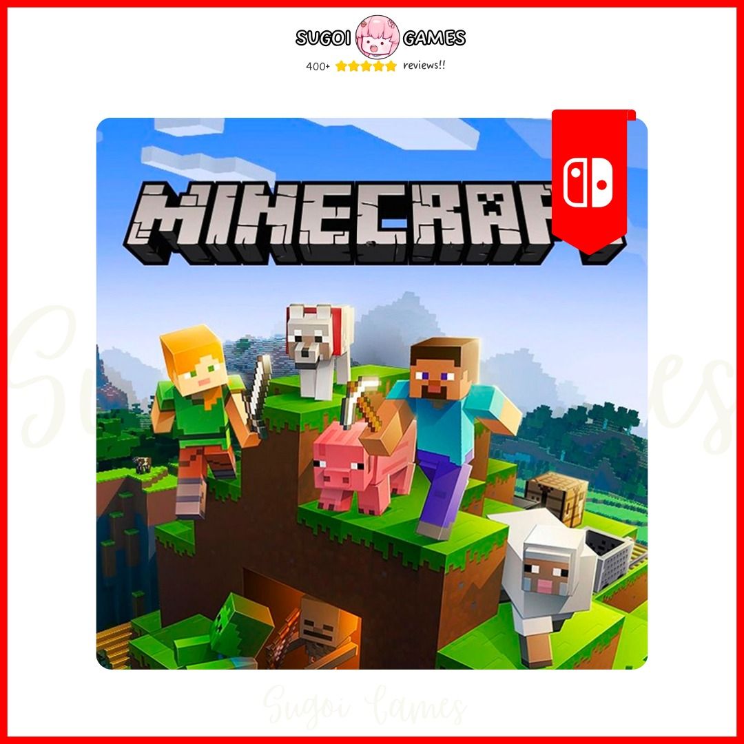 Minecraft digital online download nintendo switch