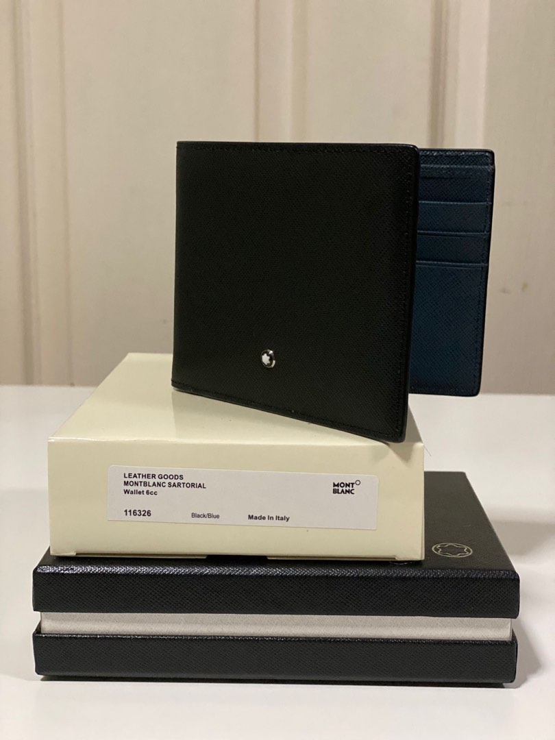 Mont Blanc Sartorial 116326 Two Tone Color Black Ouside Blue