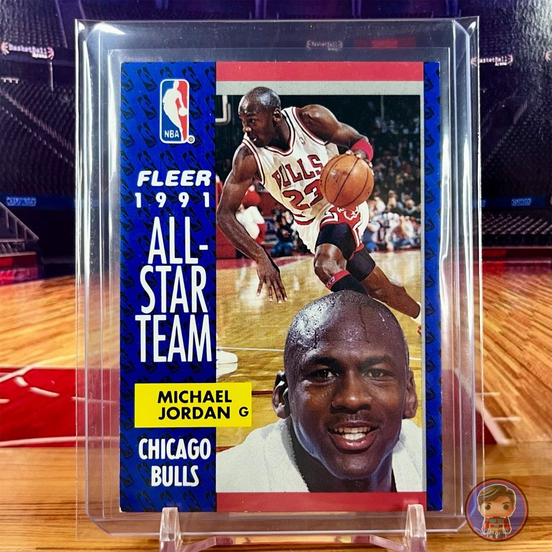 NBA Cards Michael Jordan 1991 92 Fleer 211 All Star Team