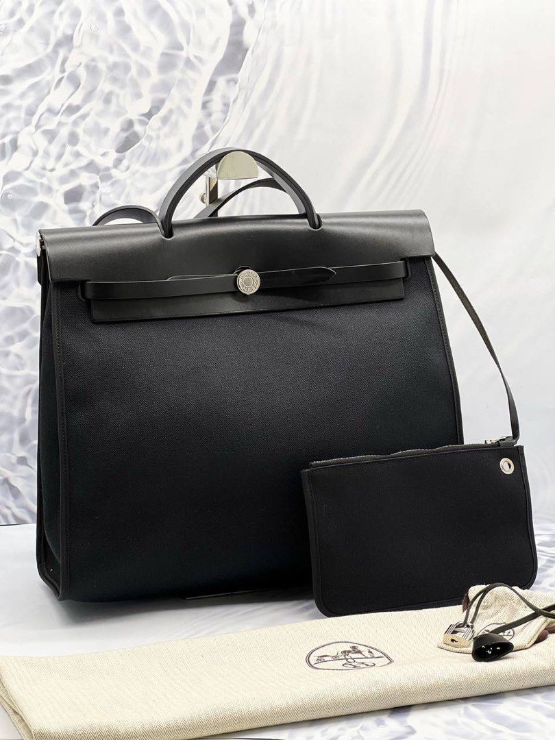 Hermes toile vache calfskin herbag 2025