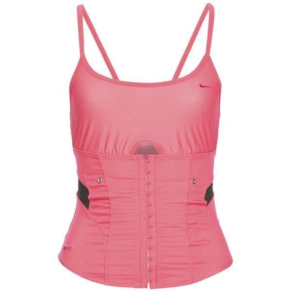pink nike corset