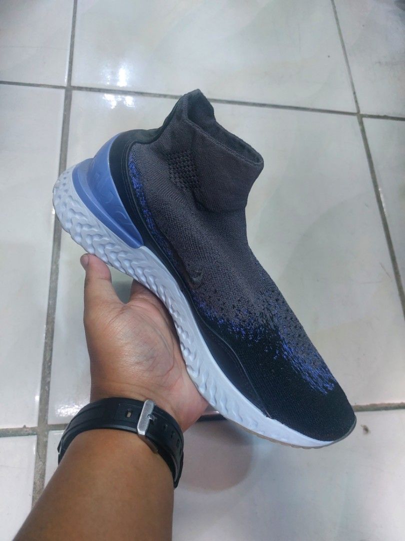 Nike rise react flyknit thunder grey hot sale